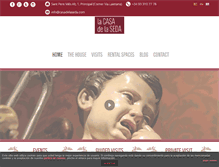Tablet Screenshot of casadelaseda.com